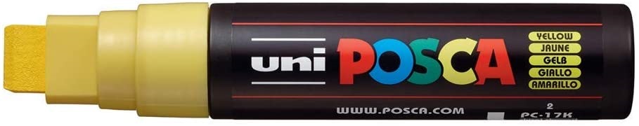 Uni POSCA PC-17K sárga marker