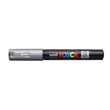 Uni POSCA PC-1M ezüst marker