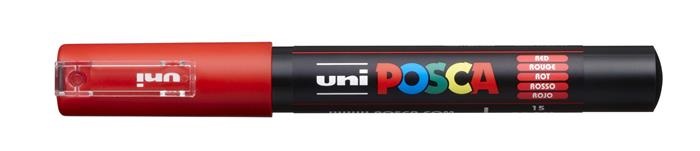 Uni POSCA PC-1M piros marker