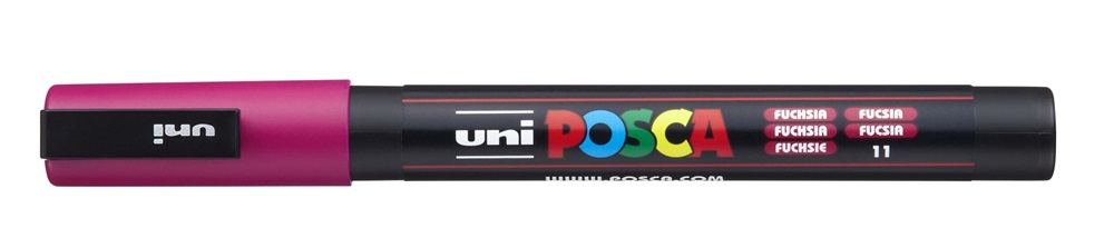 Uni POSCA PC-3M fukszia marker