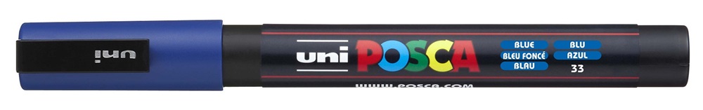 Uni POSCA PC-3M kék marker