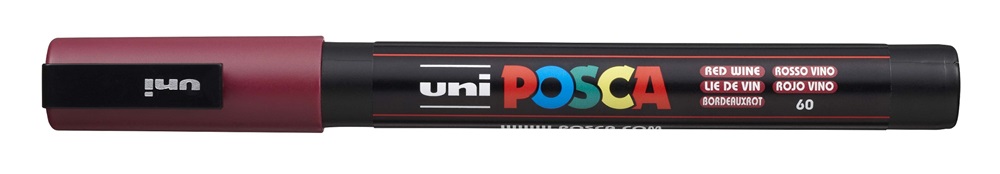 Uni POSCA PC-3M vörösbor marker