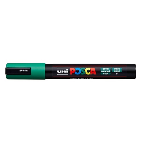 Uni POSCA PC-5M zöld marker