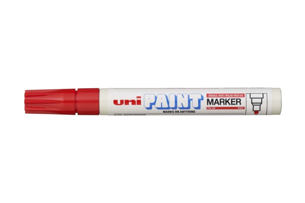 Uni PX-20 piros lakkmarker