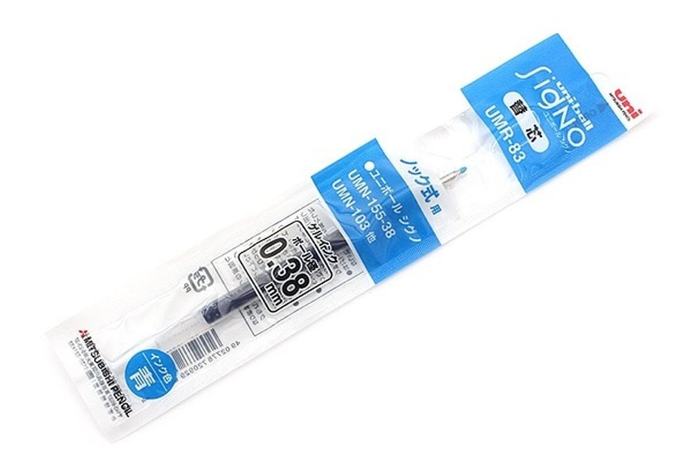 Uni UMR-83 zselés kék rollertoll betét