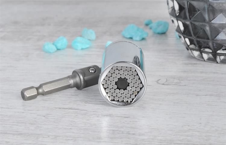 Univerzális dugókulcs + fúrófej csatlakozó (7-19mm)