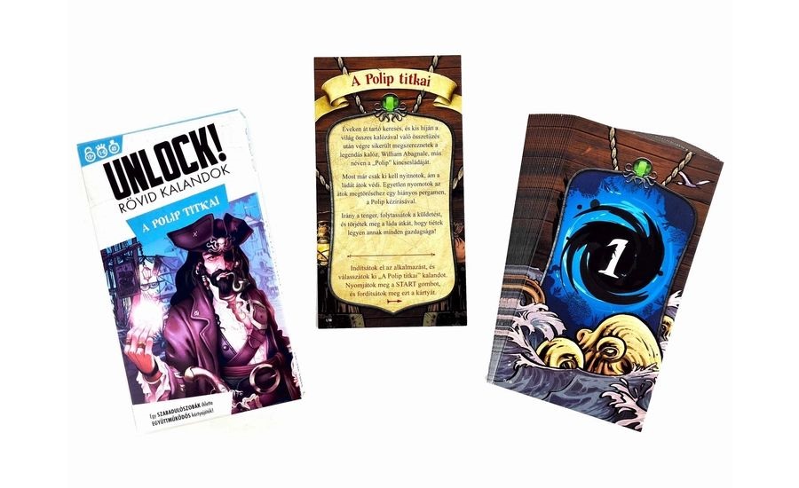 Unlock!: Rövid kalandok - A Polip titkai kártyajáték