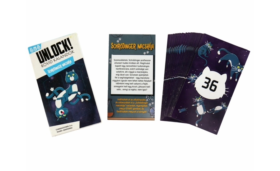 Unlock!: Rövid kalandok - Schrödinger macskája társasjáték