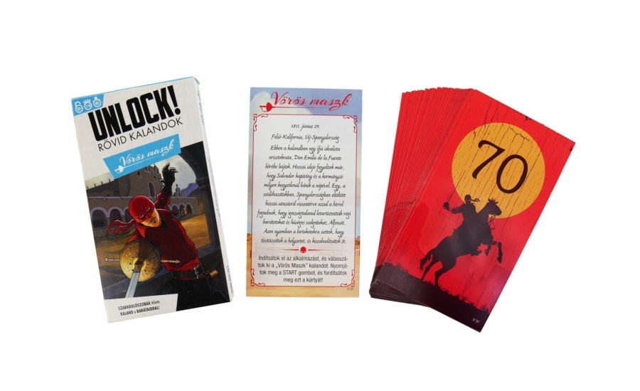 Unlock!: Rövid kalandok - Vörös maszk társasjáték