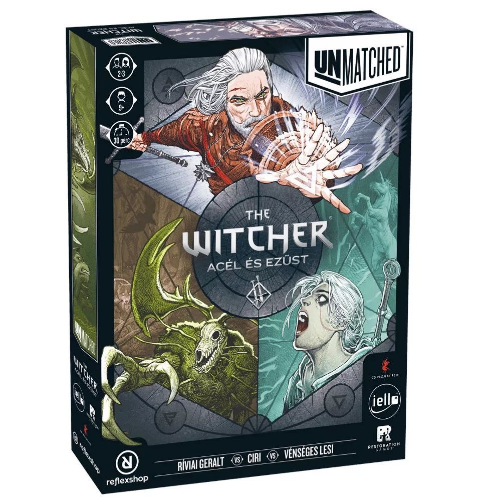 Unmatched Witcher: Acél és ezüst társasjáték