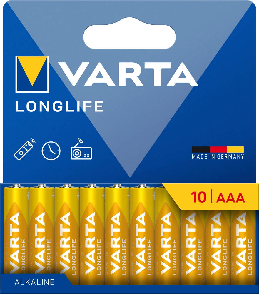 VARTA 4103101761 Longlife AAA elem 10db/bliszter