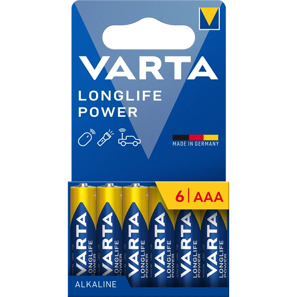 VARTA 4903121746 Longlife Power AAA mikroceruza elem 6db/bliszter