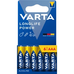 VARTA 4903121746 Longlife Power AAA mikroceruza elem 6db/bliszter