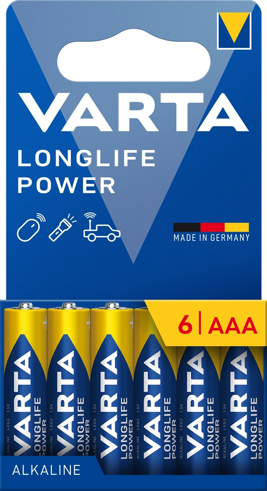 VARTA 4903121746 Longlife Power AAA mikroceruza elem 6db/bliszter