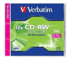 VERBATIM CDVU7010 CD-RW normál tokos CD lemez