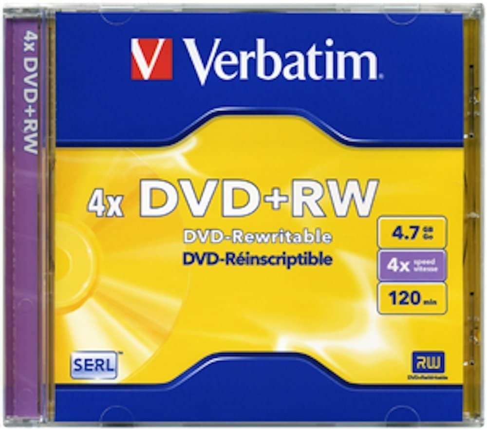 VERBATIM DVDVU+4 DVD+RW normál tokos DVD lemez