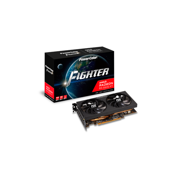VGA PowerColor AMD RX 6600 8GB GDDR6 - AXRX 6600 8GBD6-3DH