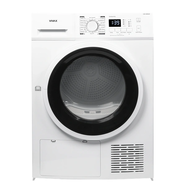VIVAX CDR-0816SMHP fehér, 8 kg, hőszivattyús szárítógép