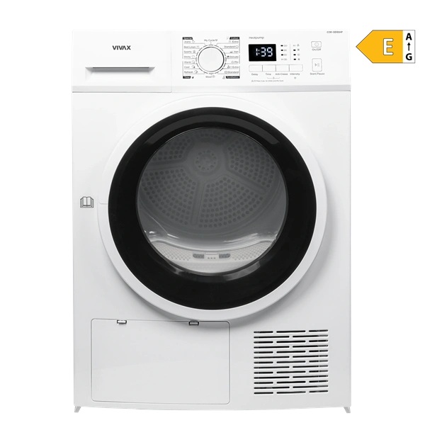 VIVAX CDR-0816SMHP fehér, 8 kg, hőszivattyús szárítógép