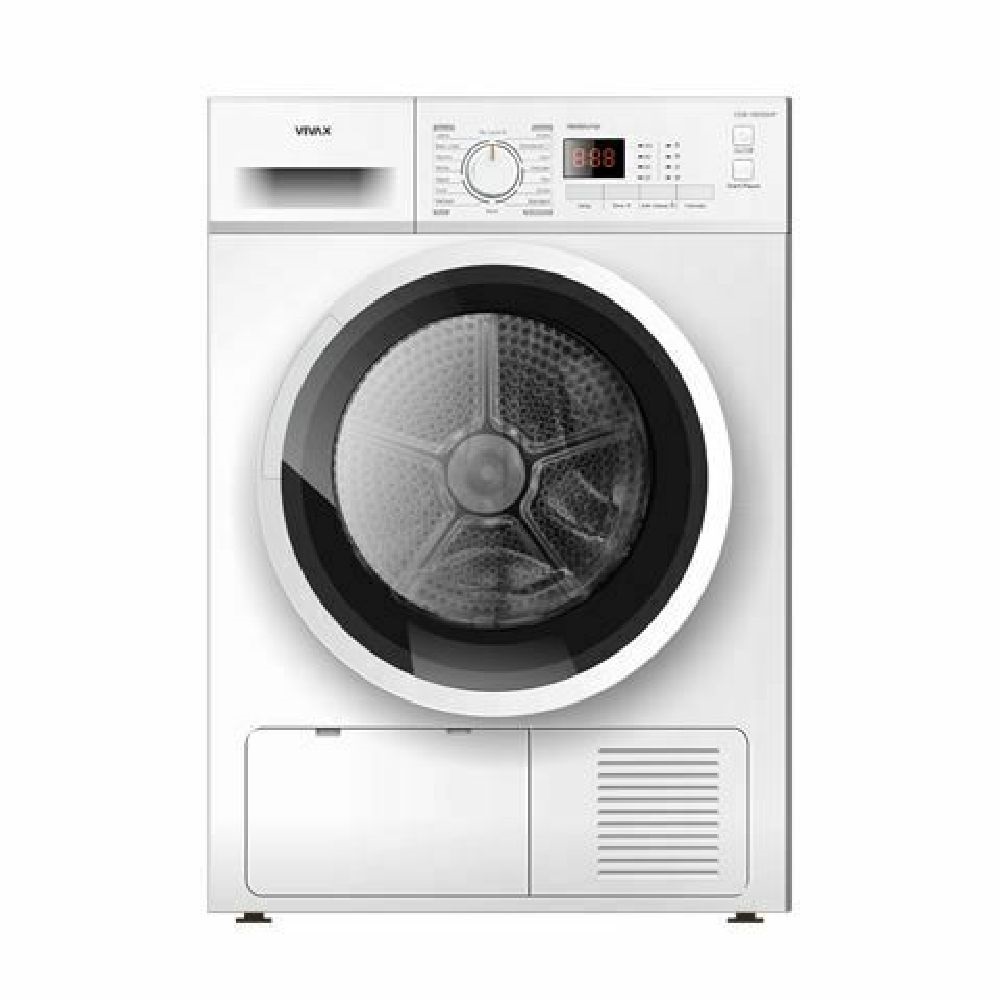 VIVAX CDR-0816SHP  fehér, 8 kg, hőszivattyús, szárítógép