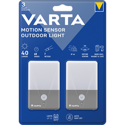 Varta 16634101402 Motion Sensor Ourdoor Light 2db-os mozgásérzékelős kültéri lámpa