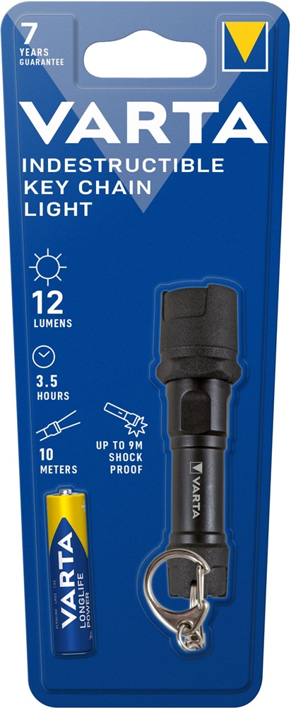 Varta 16701101421 INDESTRUCTIBLE Key Chain kulcstartós kislámpa