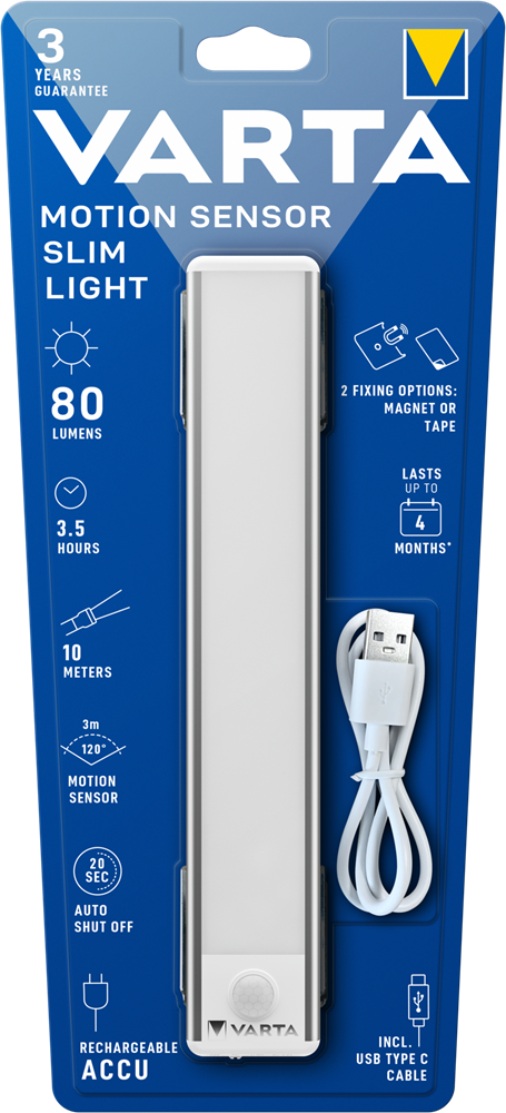 Varta 17624101401 Motion Sensor Slim Light mozgásérzékelős lámpa