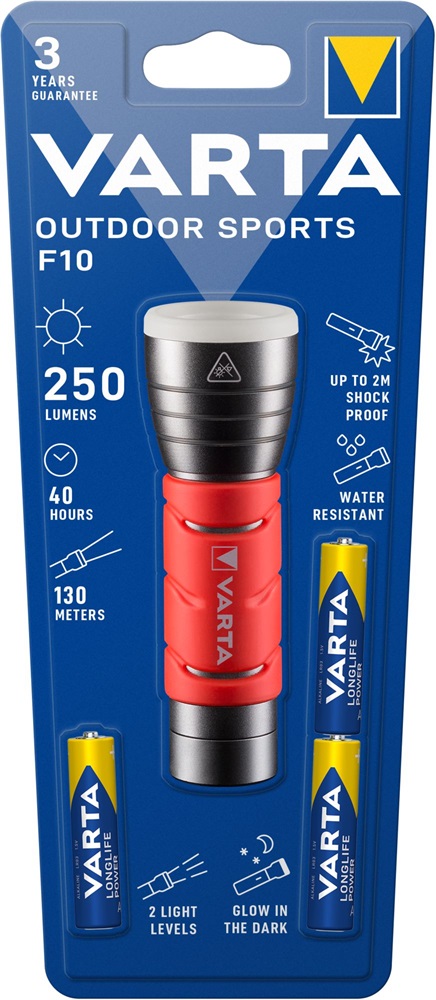 Varta 17627101421 Outdoor Sports F10 elemlámpa