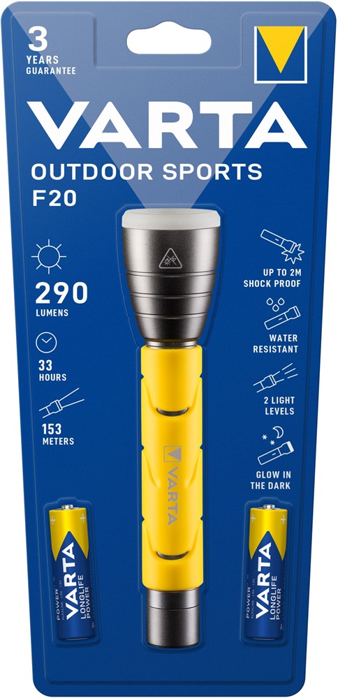 Varta 18628101421 Outdoor Sports F20 elemlámpa