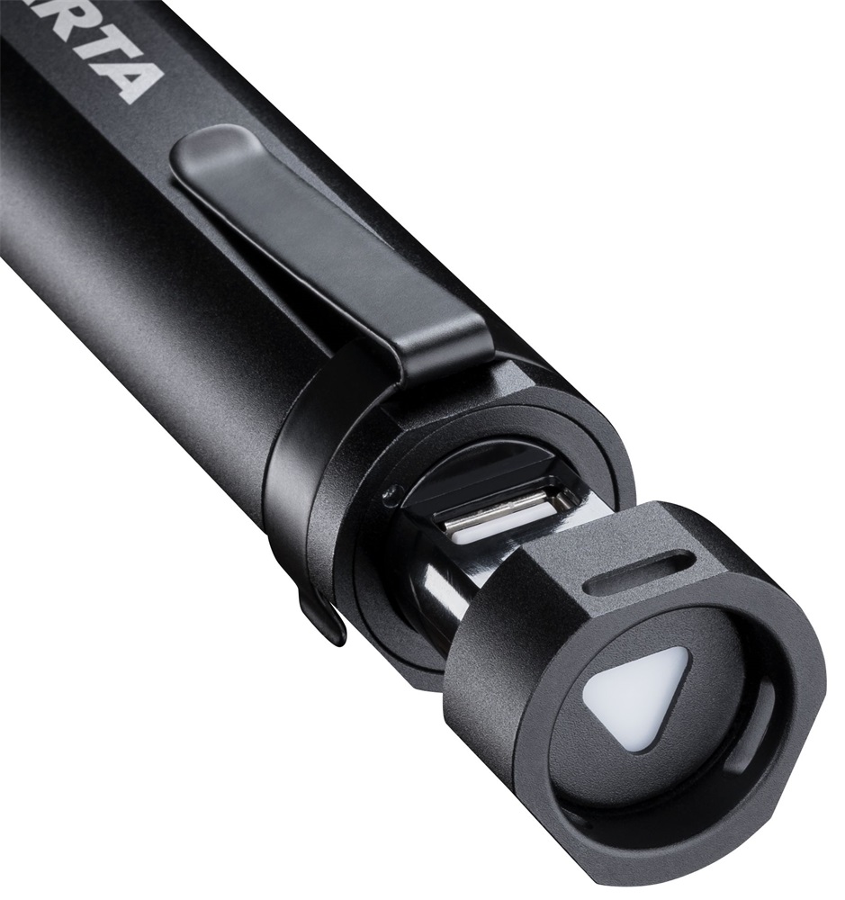 Varta 18901101111 hordozható Night Cutter F30R 2600mAh  powerbank+IPX4 elemlámpa