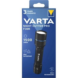 Varta 18921101111 Night Cutter Pro F30R LED újratölthető zseblámpa