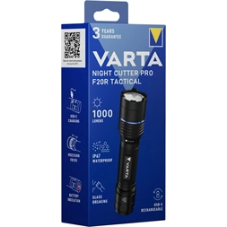 Varta 18923101111 Night Cutter Pro Tactical F20R LED taktikai újratölthető zseblámpa