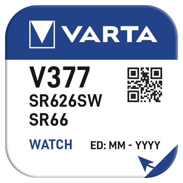 Varta 377101111 V377 (SR66) alkáli gombelem 10db/bliszter