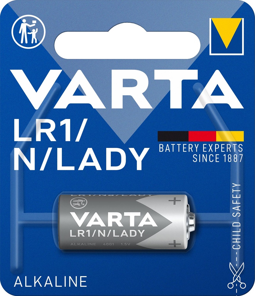 Varta 4001112401 MN9100B (LR1/N/Lady) fotó- és kalkulátor elem 1db/bliszter