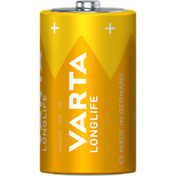 Varta 4120101422 Longlife góliát D (LR20) elem 2db/csomag (műanyagmentes csomagolás)