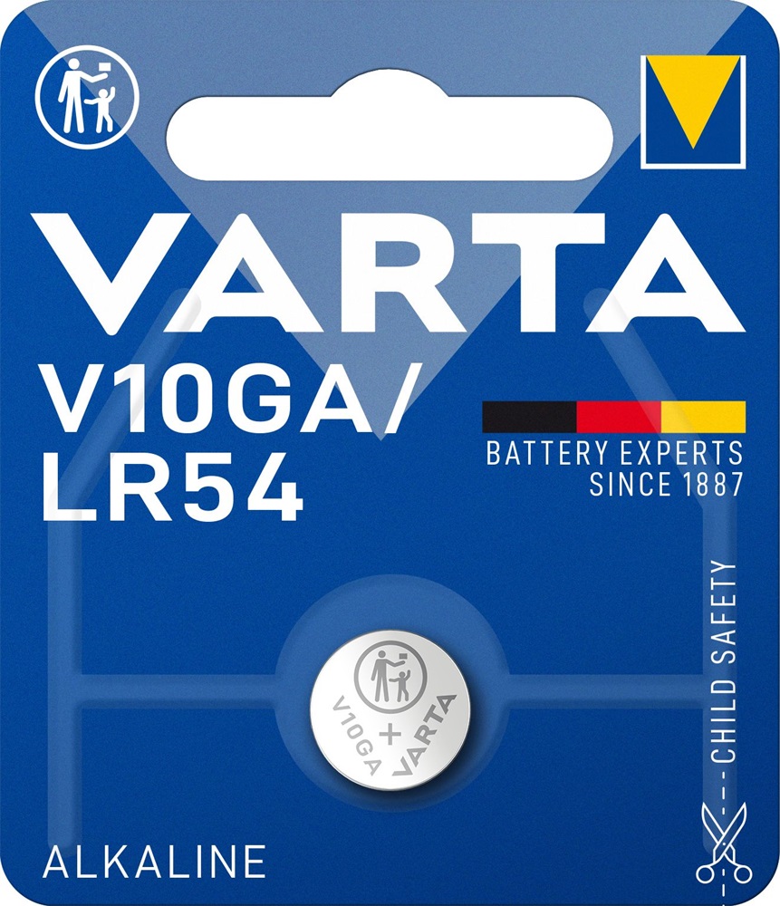Varta 4274112401 V10GA alkáli gombelem 1 db/bliszter