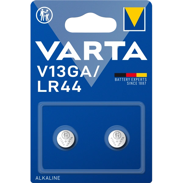 Varta 4276101402 V13GA/LR44 alkáli gombelem 2 db/bliszter