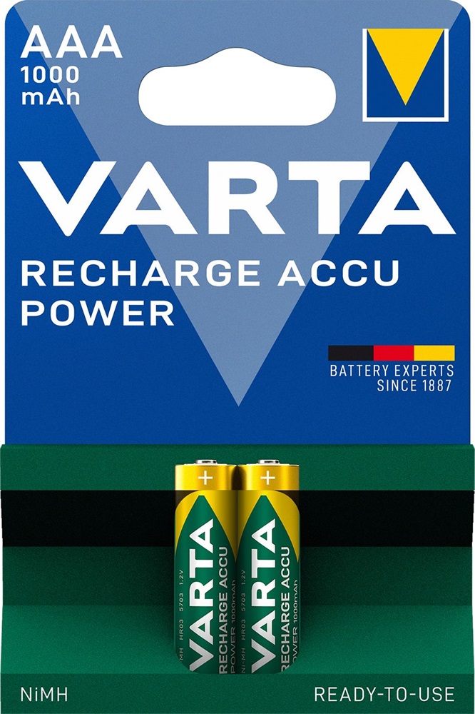 Varta 5703301402 Ready2Use AAA (HR03) 1000mAh akku 2db/bliszter (Újracsomagolt)