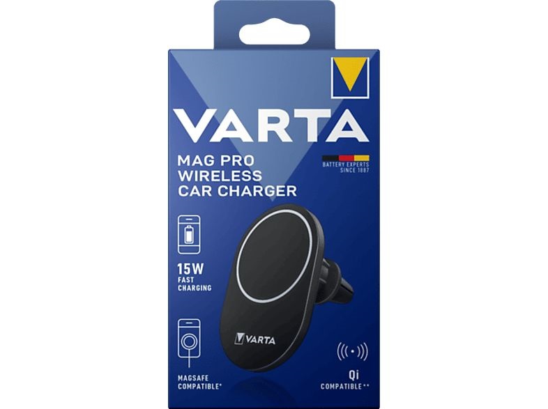 Varta 57902101111 15W Mag Pro vezeték nélküli autós töltőszett