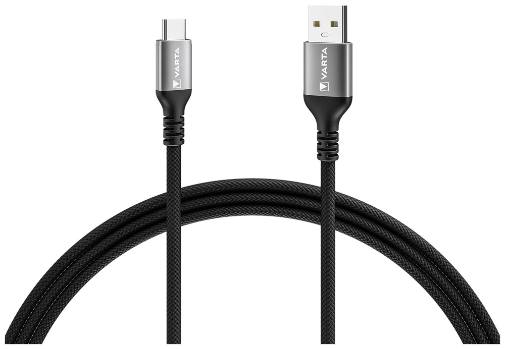 Varta 57935101111 2m 60W USB A-USB C adat- és töltőkábel