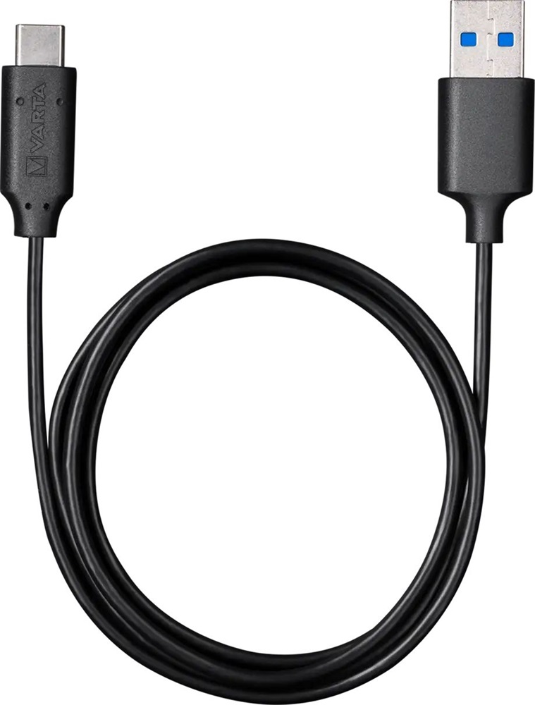 Varta 57944101401 1m USB - Type C fekete adat- és töltőkábel