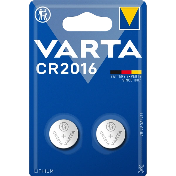Varta 6016101402 CR2016 lítium gombelem 2db/bliszter
