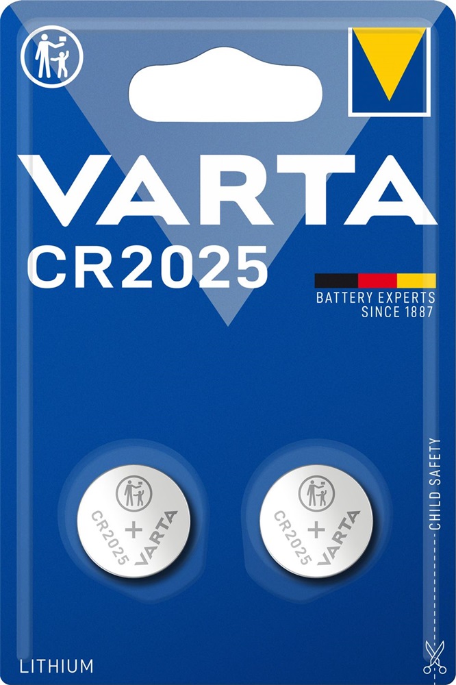 Varta 6025101402 CR2025 lithium gombelem 2db/bliszter
