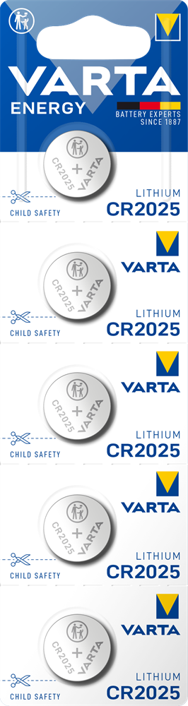 Varta 6025229405 Energy CR2025 lítium gombelem 5db/bliszter