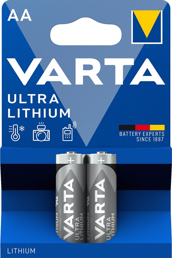 Varta 6106301402 Professional Lithium AA (LR06) ceruza elem 2db/bliszter