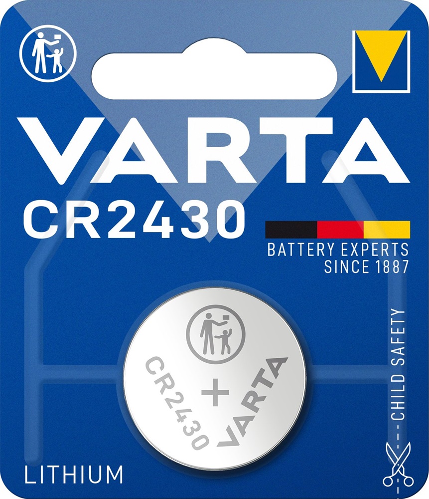 Varta 6430112401 CR2430 lítium gombelem 1db/bliszter