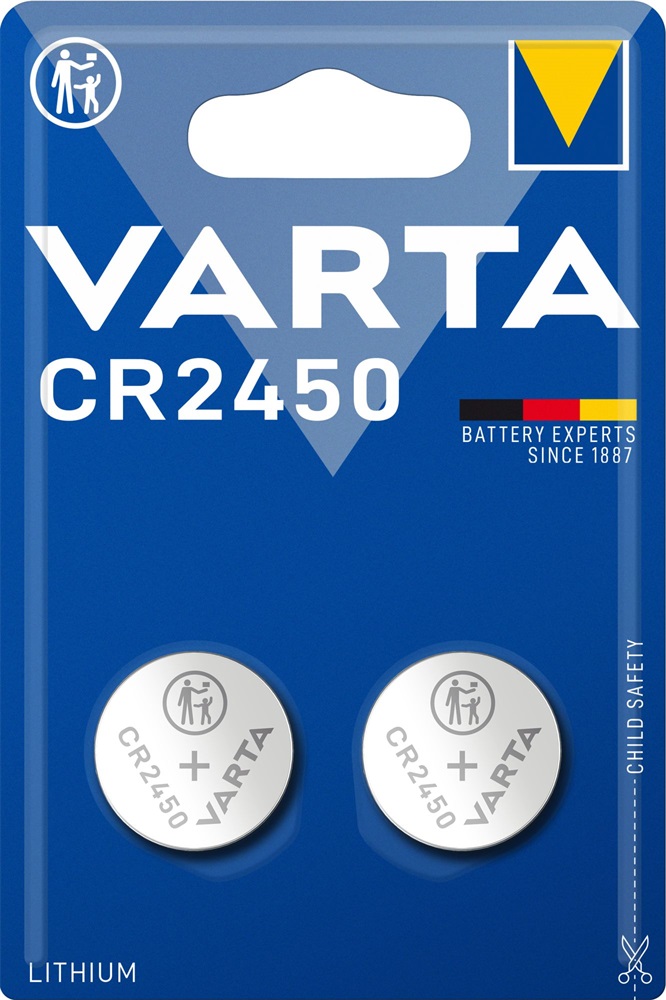 Varta 6450101402 CR2450 lítium gombelem 2 db/bliszter