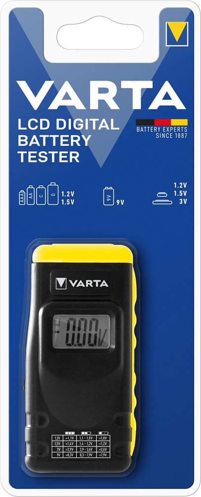 Varta 891101401 Digitáli LCD elemteszter