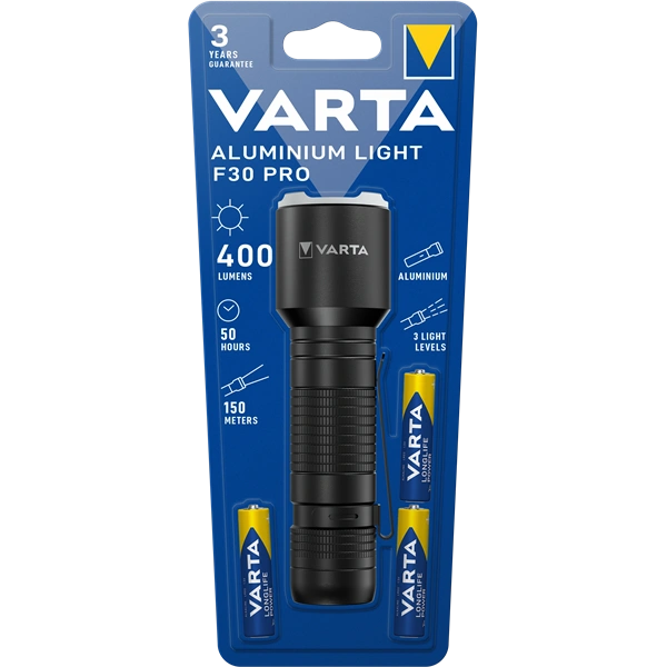 Varta ALUMINIUM LIGHT F30  PRO elemlámpa