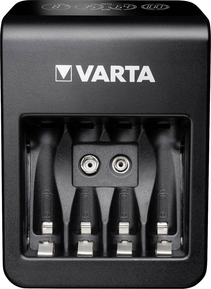 Varta 57687101441 LCD Plug Charger/4db AA 2100mAh akku/akku töltő